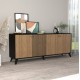 ΜΠΟΥΦΕΣ ΜΕΛΑΜΙΝΗΣ FB99446.11 ΜΑΥΡΟ-ΦΥΣΙΚΟ 180x40x78.6Υεκ.