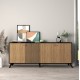 ΜΠΟΥΦΕΣ ΜΕΛΑΜΙΝΗΣ FB99446.11 ΜΑΥΡΟ-ΦΥΣΙΚΟ 180x40x78.6Υεκ.