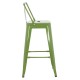 ΣΚΑΜΠΟ ΜΠΑΡ ΜΕΣΑΙΟΥ ΥΨΟΥΣ ΜΕΤΑΛΛΙΚΟ FB98574.43 DARK OLIVE GREEN 43x43x88Υεκ.