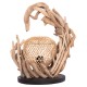 ΕΠΙΤΡΑΠΕΖΙΟ ΔΙΑΚΟΣΜΗΤΙΚΟ ΦΩΤΙΣΤΙΚΟ FB94438 DRIFTWOOD--RATTAN 30x30x49Υεκ.