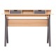 ΓΡΑΦΕΙΟ FB918290 ΜΕΛΑΜΙΝΗ ΣΕ SONAMA-ΓΚΡΙ 120x19-59x75-85,5ΥΥεκ.
