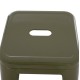 ΣΚΑΜΠΟ ΜΠΑΡ ΜΕΤΑΛΛΙΚΟ FB98642.43 ΣΕ DARK OLIVE 43x43x78Υεκ.