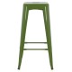ΣΚΑΜΠΟ ΜΠΑΡ ΜΕΤΑΛΛΙΚΟ FB98642.53 ΣΕ LIGHT OLIVE GREEN 43x43x78Υεκ.