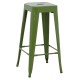 ΣΚΑΜΠΟ ΜΠΑΡ ΜΕΤΑΛΛΙΚΟ FB98642.53 ΣΕ LIGHT OLIVE GREEN 43x43x78Υεκ.