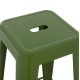 ΣΚΑΜΠΟ ΜΠΑΡ ΜΕΤΑΛΛΙΚΟ FB98642.53 ΣΕ LIGHT OLIVE GREEN 43x43x78Υεκ.