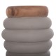 ΤΡΑΠΕΖΙ ΒΟΗΘΗΤΙΚΟ FB918172.03 FIBER CEMENT ΓΚΡΙ- ΞΥΛΟ TEAK TOP Φ45x46Υεκ.