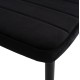 ΣΕΤ ΤΡΑΠΕΖΑΡΙΑΣ 5ΤΜΧ FB921173 MDF TOP ΜΑΥΡΟ-ΒΕΛΟΥΔΟ & ΜΕΤΑΛΛΟ ΜΑΥΡΟ