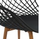 ΣΕΤ ΤΡΑΠΕΖΑΡΙΑΣ 5ΤΜΧ FB921174 MDF TOP & ΠΟΛΥΠΡΟΠΥΛΕΝΙΟ ΣΕ ΜΑΥΡΟ