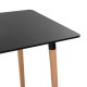 ΣΕΤ ΤΡΑΠΕΖΑΡΙΑΣ 5ΤΜΧ FB921178 MDF TOP ΣΕ ΜΑΥΡΟ-ΣΚΕΛΕΤΟΣ ΣΕ ΦΥΣΙΚΟ ΞΥΛΟΥ