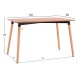 ΣΕΤ ΤΡΑΠΕΖΑΡΙΑΣ 5ΤΜΧ FB921182 MDF TOP-ΞΥΛΟ ΟΞΙΑΣ & PAPER ROPE ΣΕ ΦΥΣΙΚΟ