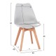 ΣΕΤ ΤΡΑΠΕΖΑΡΙΑΣ 5ΤΜΧ FB921184 MDF TOP ΣΕ ΛΕΥΚΟ--ΠΟΔΙΑ ΟΞΙΑΣ