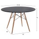 ΣΕΤ ΤΡΑΠΕΖΑΡΙΑΣ 5ΤΜΧ FB921187 MDF TOP & ΠΟΛΥΠΡΟΠΥΛΕΝΙΟ ΣΕ ΜΑΥΡΟ ΧΡΩΜΑ