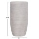 ΣΕΤ 3ΤΜΧ ΓΛΑΣΤΡΕΣ ΚΥΛΙΝΔΡΟΙ FB94721 FIBERCLAY-ΧΡΩΜΑ CEMENT Φ42x78Υεκ