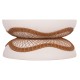 ΤΡΑΠΕΖΙ ΣΑΛΟΝΙΟΥ FB918157.02 FIBER CEMENT ΛΕΥΚΟ-ΦΥΣΙΚΟ RATTAN--Φ92x44.5Υεκ