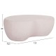 ΤΡΑΠΕΖΙ ΣΑΛΟΝΙΟY FB918151.02L FIBER CEMENT ΣΕ ΛΕΥΚΟ--122x78,5x40Υεκ.