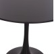 ΣΕΤ ΤΡΑΠΕΖΑΡΙΑΣ 5ΤΜΧ FB921191 MDF TOP-ΜΕΤΑΛΛΙΚΑ ΠΟΔΙΑ-ΒΕΛΟΥΔΟ--ΜΑΥΡΟ