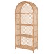 ΒΙΒΛΙΟΘΗΚΗ FB99552 ΑΠΟ ΦΥΣΙΚΟ RATTAN ΣΕ ΦΥΣΙΚΟ ΧΡΩΜΑ 80x40x182Υεκ.