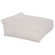 ΠΟΥΦ YAMIN 2ΑΤΟΜΩΝ ΜΕ TEXTILENE 600gr/m2 2X1 ΛΕΥΚΟ FB95773.11 140x140x40-60Υεκ.