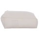 ΠΟΥΦ YAMIN 2ΑΤΟΜΩΝ ΜΕ TEXTILENE 600gr/m2 2X1 ΛΕΥΚΟ FB95773.11 140x140x40-60Υεκ.