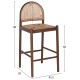 ΣΚΑΜΠΟ ΑΠΟ ΟΞΙΑ-RATTAN ΑΨΙΔΑ ΠΛΑΤΗ ΚΑΡΥΔΙ 47x46x100Yεκ.FB99408.04