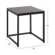 ΖΙΓΚΟΝ GRELAY 2 ΤΕΜ MDF ΟΨΗ ΜΑΡΜΑΡΟΥ & ΜΕΤΑΛΛΟ FB98762.12 45Χ45Χ50εκ. & 37Χ37Χ43 εκ.