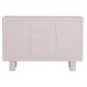 ΜΠΟΥΦΕΣ FB918048 MDF ΣΕ ΥΠΟΛΕΥΚΟ ΧΡΩΜΑ-3 ΣΥΡΤΑΡΙΑ & 2 ΠΟΡΤΕΣ 120x38x80Υεκ.