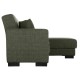 ΚΑΝΑΠΕΣ ΚΡΕΒΑΤΙ ΓΩΝΙΑ ΑΝΑΣΤΡΕΨΙΜΗ DARK OLIVE FB93244.05 202x140x78Yεκ.