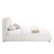 ΚΡΕΒΑΤΙ ΔΙΠΛΟ ΜΕ ΑΠΟΘ.ΧΩΡΟ FB9729.03 ΜΠΕΖ FAUX FUR ΥΦΑΣΜΑ--ΣΤΡΩΜΑ 160x200εκ