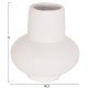 ΣΕΤ 3 ΕΠΙΤΡΑΠΕΖΙΑ ΔΙΑΚΟΣΜΗΤΙΚΑ ΒΑΖΑ FB921141 FIBER CEMENT ΣΕ ΛΕΥΚΟ