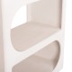 ΒΙΒΛΙΟΘΗΚΗ FB918062 MDF ΣΕ ΥΠΟΛΕΥΚΟ ΧΡΩΜΑ 80x38x180Yεκ.