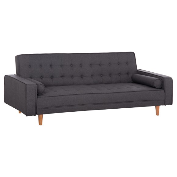 ΚΑΝΑΠΕΣ ΚΡΕΒΑΤΙ FB93150.01 ΓΚΡΙ ΜΕ 2 ΠΛΑΙΝΑ ΜΑΞΙΛΑΡΙΑ 222x97x80Y εκ.