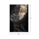 ΠΙΝΑΚΑΣ ΚΑΜΒΑΣ DARK SKINNED GIRL WITH GOLD MAKEUP FB97196.01 50X3X70 εκ.