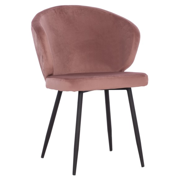 ΠΟΛΥΘΡΟΝΑΚΙ JIYA ΜΕ ΣΑΠΙΟ ΜΗΛΟ ΒΕΛΟΥΔΟ & ΜΑΥΡΟ ΜΕΤΑΛΛΙΚΟ ΣΚΕΛΕΤΟ FB98728.02 60x60x85 - 2τμχ