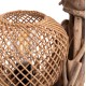 ΕΠΙΤΡΑΠΕΖΙΟ ΔΙΑΚΟΣΜΗΤΙΚΟ ΦΩΤΙΣΤΙΚΟ FB94438 DRIFTWOOD--RATTAN 30x30x49Υεκ.