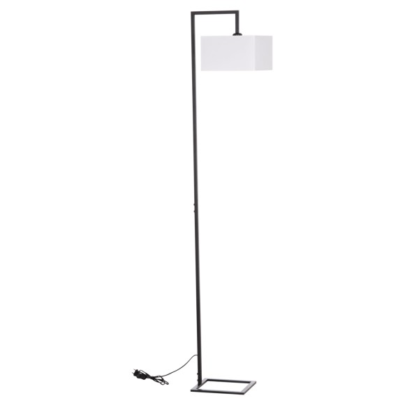 ΦΩΤΙΣΤΙΚΟ ΔΑΠΕΔΟΥ FB97532.11 ΜΕΤΑΛΛΟ ΜΑΥΡΟ--PVC ΛΕΥΚΟ ΚΑΠΕΛΟ 25x33x170Υεκ.