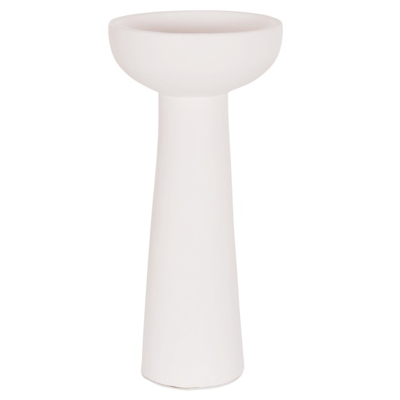 ΕΠΙΤΡΑΠΕΖΙΟ ΔΙΑΚΟΣΜΗΤΙΚΟ ΒΑΖΟ FB94664.02L ΤΕΡΑΚΟΤΑ ΣΕ ΛΕΥΚΟ--Φ18x38Υεκ.