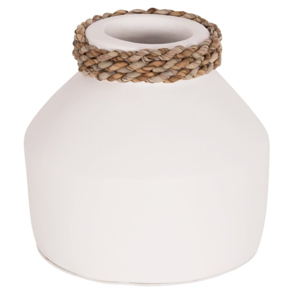 ΕΠΙΤΡΑΠΕΖΙΟ ΔΙΑΚΟΣΜΗΤΙΚΟ ΒΑΖΟ FB94687.02XS ΤΕΡΑΚΟΤΑ ΣΕ ΛΕΥΚΟ--Φ16x15Υεκ.