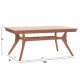 ΤΡΑΠΕΖΙ ΤΡΑΠΕΖΑΡΙΑΣ FB918116 ΞΥΛΟ TEAK--ΦΥΣΙΚΟ 180x91x75Υεκ.