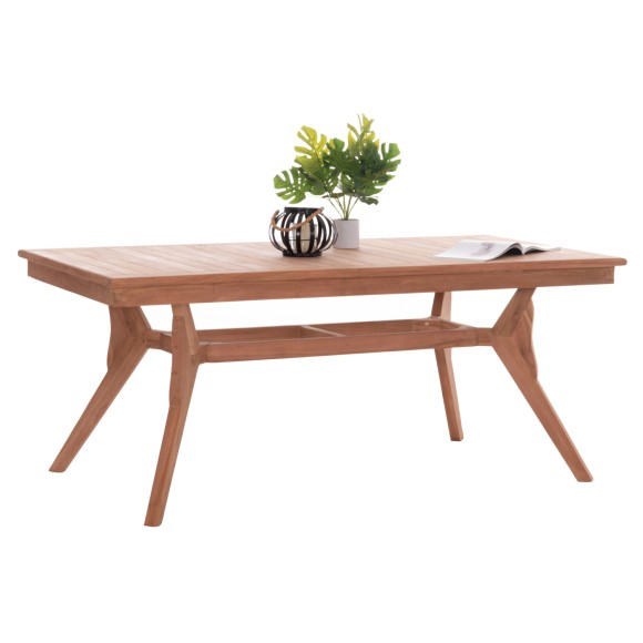 ΤΡΑΠΕΖΙ ΤΡΑΠΕΖΑΡΙΑΣ FB918116 ΞΥΛΟ TEAK--ΦΥΣΙΚΟ 180x91x75Υεκ.
