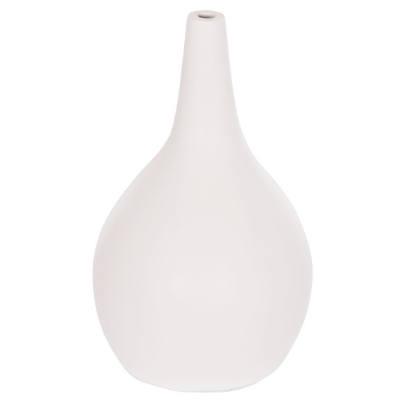 ΕΠΙΤΡΑΠΕΖΙΟ ΔΙΑΚΟΣΜΗΤΙΚΟ ΒΑΖΟ FB94663.02L FIBER CEMENT ΣΕ ΛΕΥΚΟ--Φ26x39Υεκ