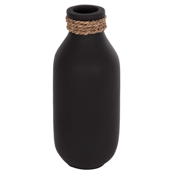 ΕΠΙΤΡΑΠΕΖΙΟ ΔΙΑΚΟΣΜΗΤΙΚΟ ΒΑΖΟ FB94687.01M ΤΕΡΑΚΟΤΑ ΣΕ ΜΑΥΡΟ--Φ13x34Υεκ.