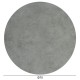 ΕΠΙΦΑΝΕΙΑ ΤΡΑΠΕΖΙΟΥ HPL ΣΤΡΟΓΓΥΛΗ FB95841.32 CEMENT Φ60εκ.