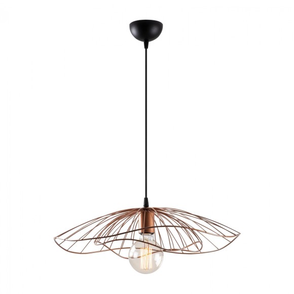 ΦΩΤΙΣΤΙΚΟ ΟΡΟΦΗΣ ΜΕΤΑΛΛΙΚΟ ΚΡΕΜΑΣΤΟ COPPER (ΧΑΛΚΙΝΟ) FB97229.02 Φ50x111 εκ.