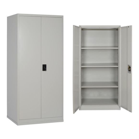 ΝΤΟΥΛΑΠΑ 2ΦΥΛΛΗ ΜΕΤΑΛΛΙΚΗ FB95748.21 ME 3 ΡΑΦΙΑ & ΚΛΕΙΔΑΡΙΑ 70x40x170Υεκ.