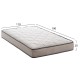 ΣΤΡΩΜΑ DREAMTOPIA ΣΕΙΡΑ ATLAS FB9654.110 BONNELL SPRING 110x190x20Y εκ.