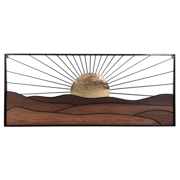 ΔΙΑΚΟΣΜΗΤΙΚΟ ΤΟΙΧΟΥ FB94219 ΔΙΑΦΟΡΕΣ ΑΠΟΧΡΩΣΕΙΣ ΞΥΛΟΥ-ΜΑΥΡΟ ΜΕΤΑΛΛΟ 117x3x50Υεκ.