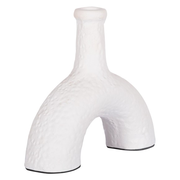 ΔΙΑΚΟΣΜΗΤΙΚΟ ΒΑΖΟ FB94403 ΤΕΡΑΚΟΤΑ ΣΕ ΛΕΥΚΟ 23,5x7,5x21Υεκ.