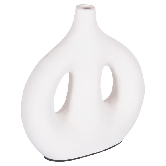 ΔΙΑΚΟΣΜΗΤΙΚΟ ΒΑΖΟ FB94413 ΤΕΡΑΚΟΤΑ ΣΕ ΛΕΥΚΟ 23,5x8x24,5Υεκ.