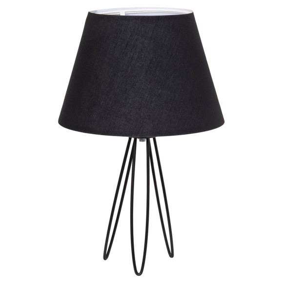 ΕΠΙΤΡΑΠΕΖΙΟ ΦΩΤΙΣΤΙΚΟ FB94708.01 ΜΑΥΡΟ ΜΕ ΤΡΙΠΟΔΗ ΜΕΤΑΛΛΙΚΗ ΒΑΣΗ Φ22x36Υεκ.