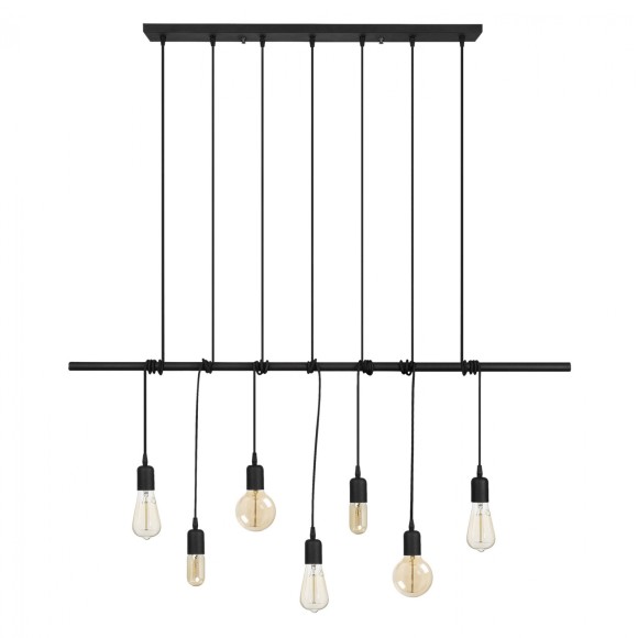 ΦΩΤΙΣΤΙΚΟ ΟΡΟΦΗΣ 7ΦΩΤΟ ΜΕΤΑΛΛΙΚΟ ΜΑΥΡΟ FB97266 120Χ10Χ180 εκ.